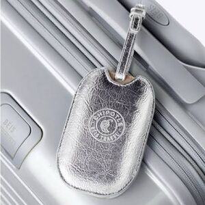 BÉIS x Chipotle: Metallic Silver Limited Edition Luggage Tag